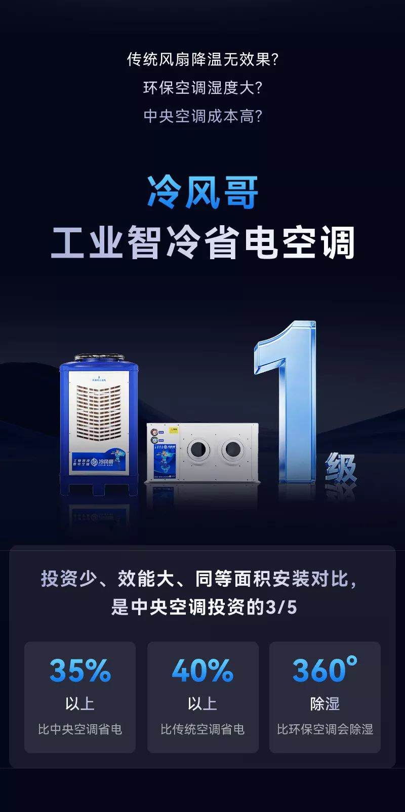 7HP省电空调 挂式射嘴款